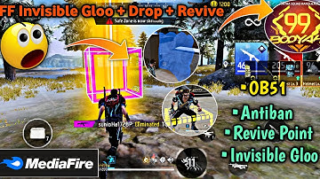 FF Invisible Gloo + Airdrop + Revive Point | FF Mobile Panel | FF Metadata File | FF Panel | FF Hack