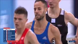1500m finale Miramas indoor 2024.. Victoire d&#39;Azzedine Habz