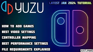 Ultimate Nintendo Switch Yuzu Emulator Setup Guide 2024 #yuzu #switch #emulator