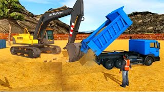Excavator Dumper Truck Simulator 3D Android Gameplay screenshot 4