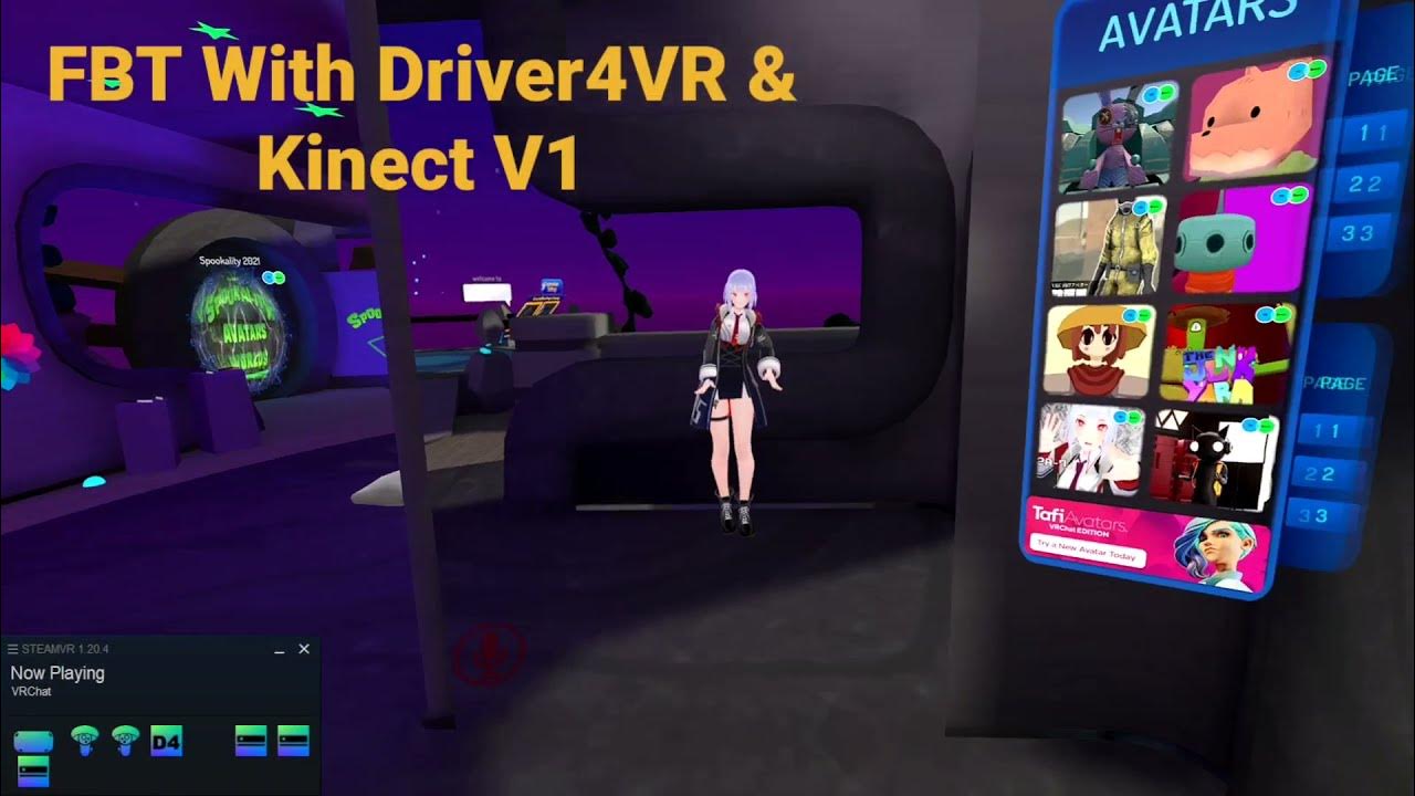VR Full Body Tracking With Driver4VR and Kinect V1 YouTube
