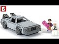 LEGO DeLorean Time Machine MOC Back to the Future DMC-12