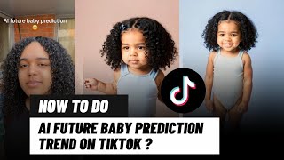 How to do baby the filter on Remini /Tiktok | Ai future baby prediction filter tiktok trend tutorial screenshot 4
