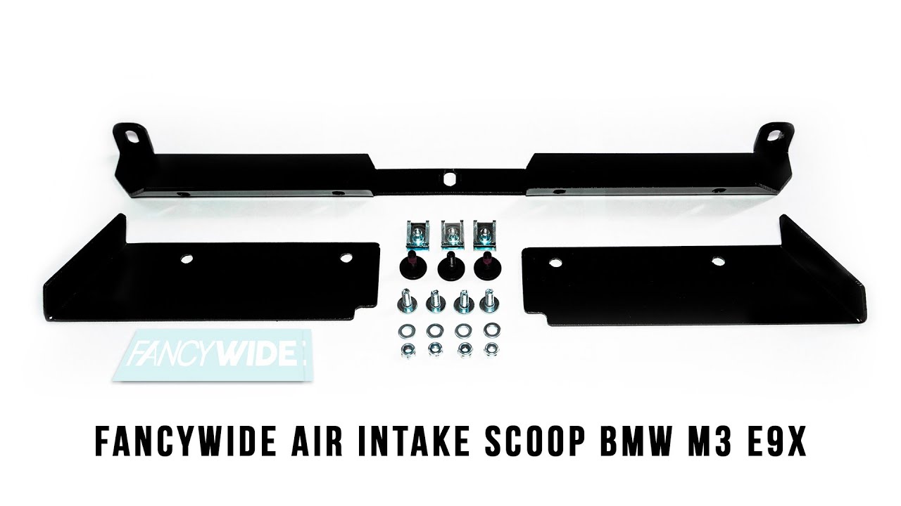 Fancywide Air Intake Scoop BMW M3 E9x YouTube