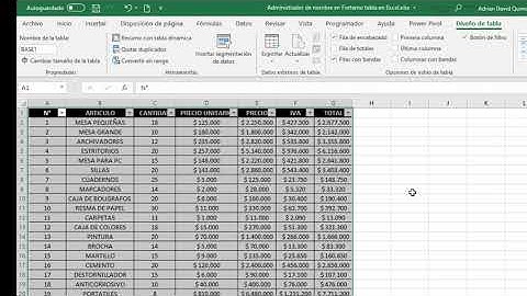 Administrador de nombre en Formato tabla en Excel #sepamosexcel #sepamosexcelviral #tabla #excel