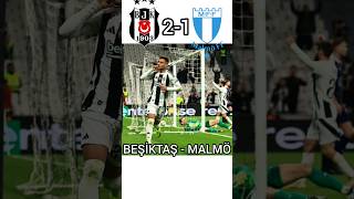 Uefa Avrupa Ligi Beşi̇ktaş 2-1 Malmö Ff