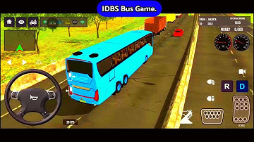 IDBS Bus Simulator Gameplay| Bus Driving Game| 2024 Indonesia Bus Simulator| Android Bus Game