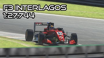 iRacing F3 23S2 - Week 1: Interlagos Hotlap