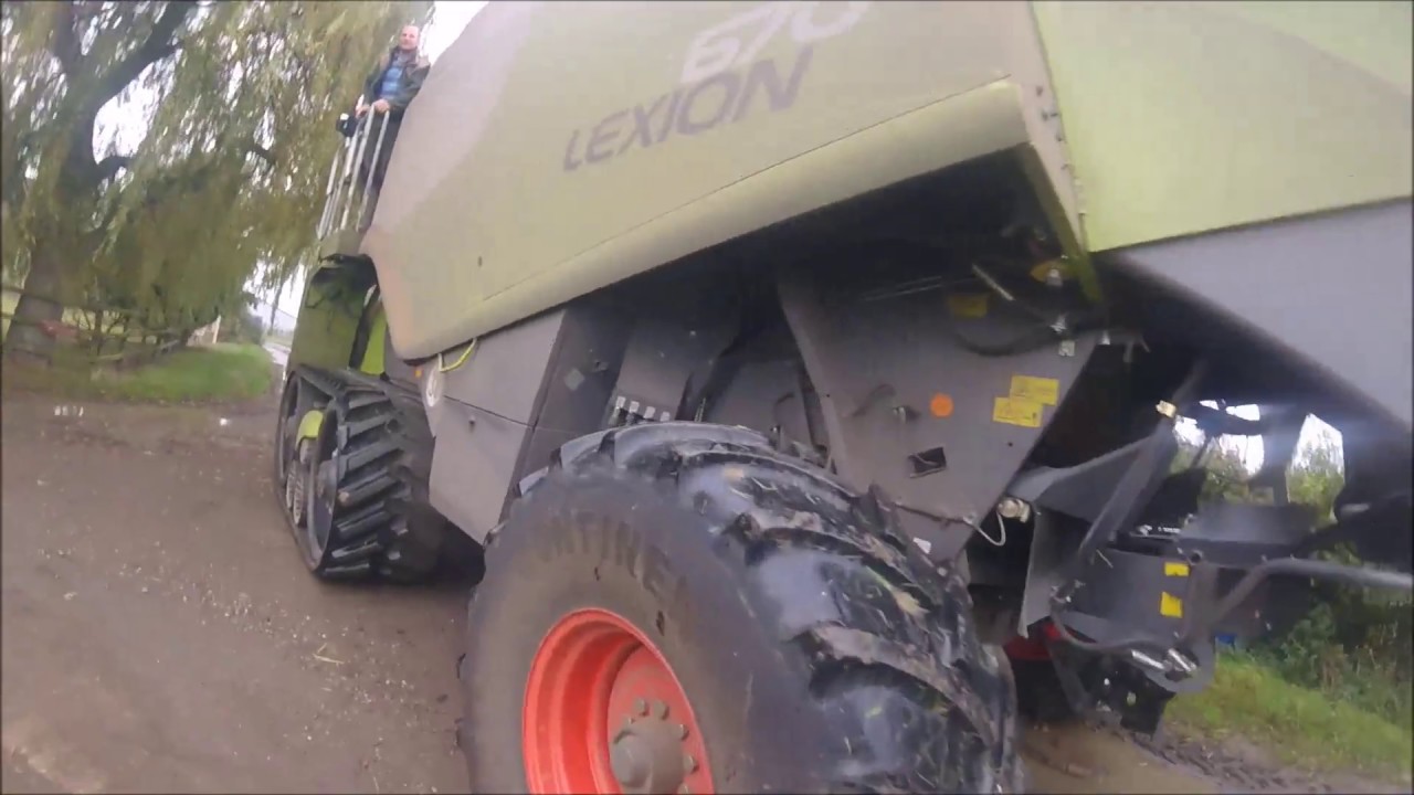 Escorting the combine, Miserable wet day