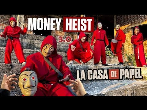 Parkour MONEY HEIST Season 2 ESCAPE from SECURITY chase (BELLA CIAO REMIX) || ACTION FULL STORY POV