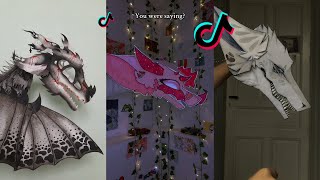 Dragon Puppet Crafts - Paper Dragon TikTok Compilation #442