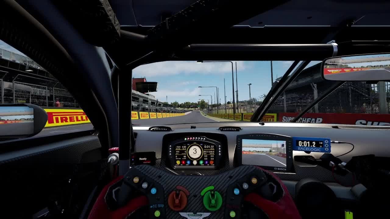 Track Guide: ACC Bathurst (Mount Panorama) Aston Martin V8 Vantage GT3 2019 (Dry) (Hotlap + Tele...