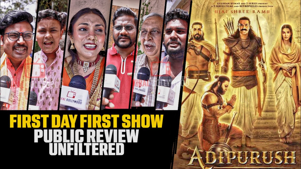 Adipurush Movie | FIRST DAY FIRST SHOW | Public Honest Review | Prabhas, Kriti Sanon, Saif Ali Khan