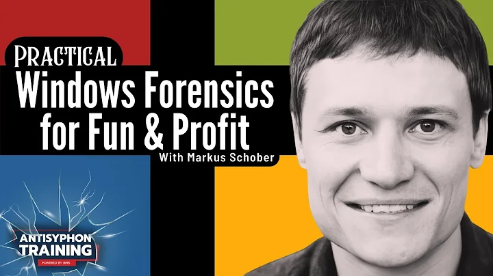Practical Windows Forensics for Fun and Profit w/ Markus Schober #infosec