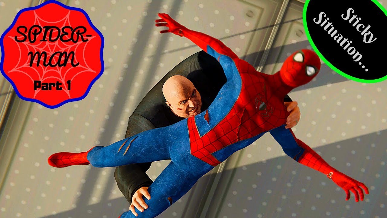 Spiderman sticky situation