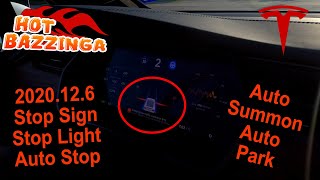 Tesla 2020.12.6 Stop Sign & Stop Light Control Beta Model X