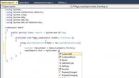 ASP.NET 4.0 Essential Skills Lesson 10-3: Retrieve a single row of data using LINQ