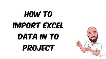 How to import Excel Data in to Project