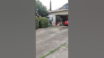 crazy Veronica sprays me with a hose!