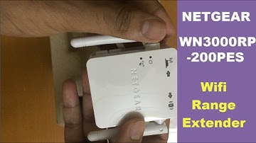Netgear WN3000RP-200PES Universal Wifi Range Extender [UNBOXING]