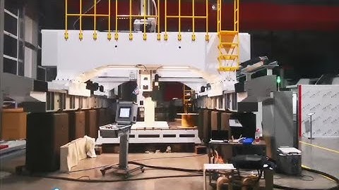 Large scale additive printing and trimming machine