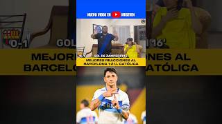 Gol De Zampedri. 16' 🕛 #BarcelonSC 1-2 #UCatolica ⚽️ #reaccion #reacciones #shorts #shortvideo