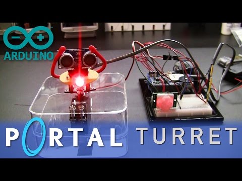 Arduino Portal Turret (HD Video)