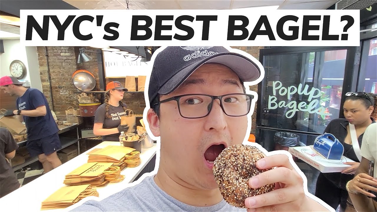 Does TikTok Famous POPUP BAGELS Live Up to the Hype? YouTube