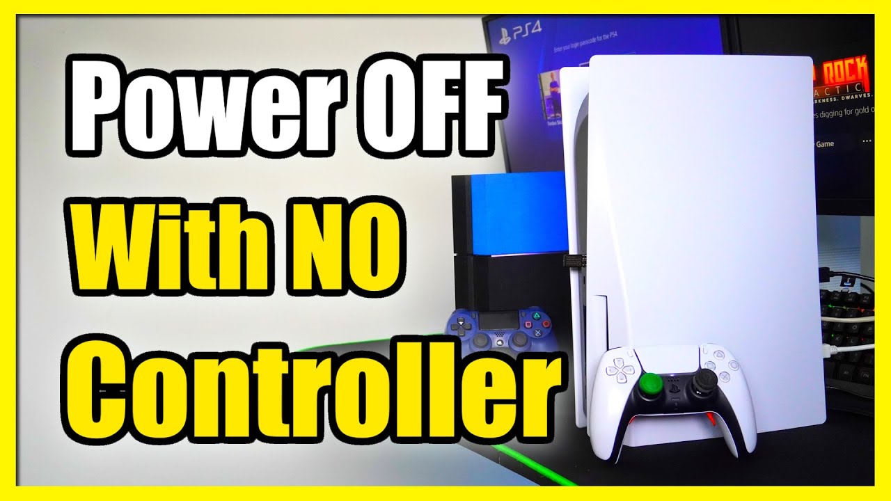 How to Turn off a Playstation 4 Without a Controller