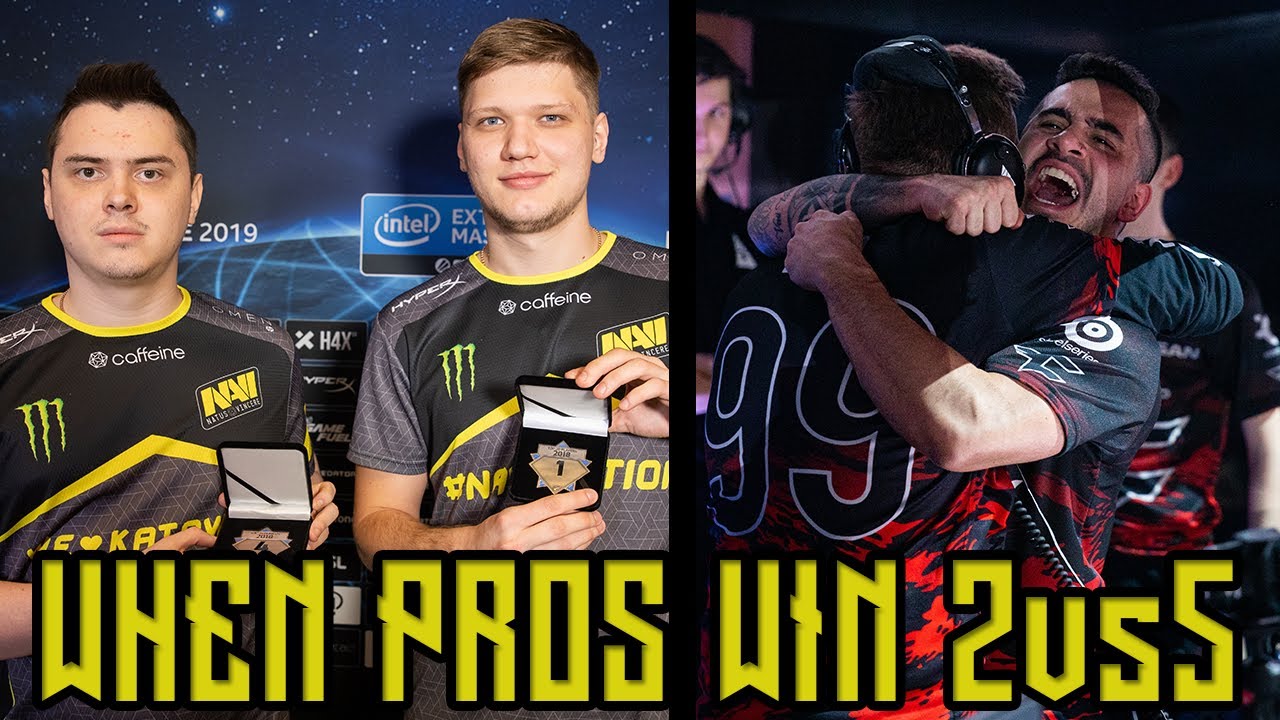 When CS:GO Pro Players Win 2v5.. - YouTube