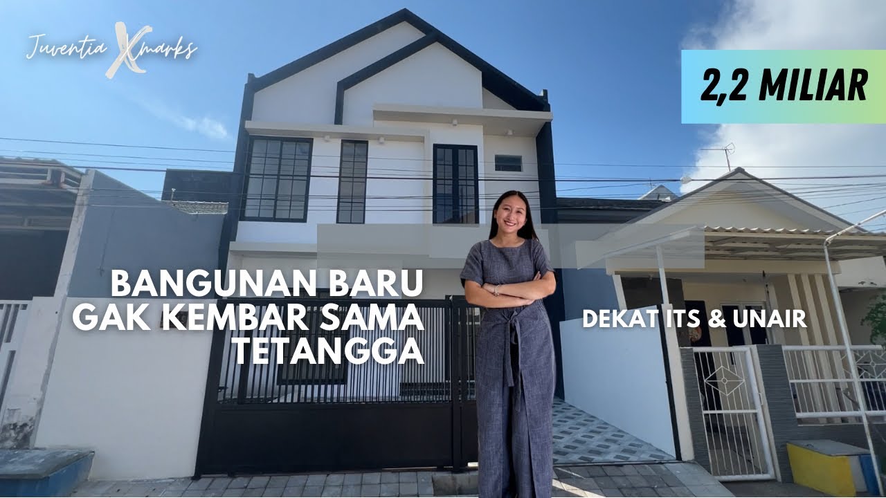 Gak Mungkin Rumah Kembar dengan Tetangga || Lebar 8 di Mulyosari Surabaya