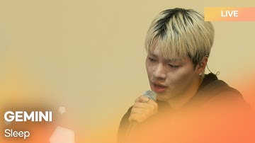 GEMINI(제미나이)- Sleep |  K-Pop Live Session | Play11st UP