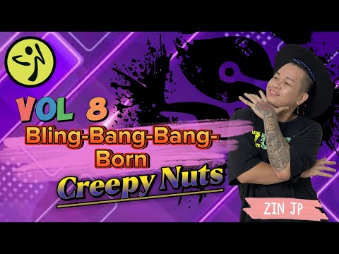 Bling-Bling-Bang-Born | Creepy Nuts | Merengue | JP REMIX | Zumba Fitness | Volume 8