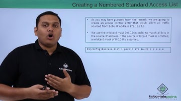 Creating a Numbered Standard Access List