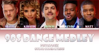 Pentatonix - 90's Dance Medley (Color Coded Lyrics)