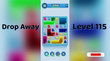 Drop Away Level 115 Walkthrough 🎮 | Step-by-Step Solution | Go Answer