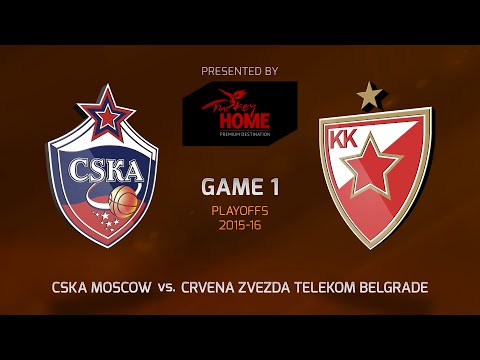 Highlights: CSKA Moscow-Crvena Zvezda Telekom Belgrade, Game-1