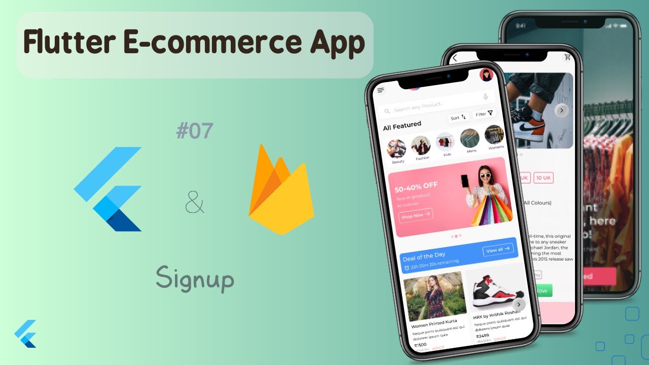 Flutter Firebase Auth (Signup) | عربي - YouTube