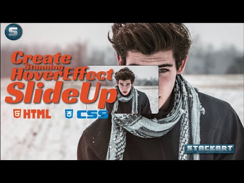 How to Create Hover Effects: Slide-Up Text on an Image | HTML CSS