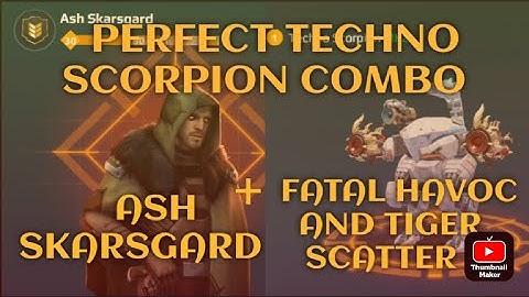 Scorpion With Sonic Weapons | War Robots