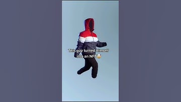 THIS PERSON TURNED HIMSELF INTO NFT #nft #nftworld #nftmarketplace #shorts