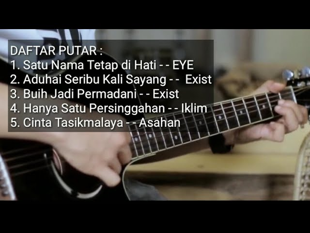 Satu Nama Tetap Di Hati 💕 5 Lagu Slow Rock Malaysia ❤️ Akustik Malaysia class=