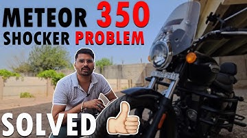 Royal Enfield Meteor 350 Suspension Problem Shocker Problem Solved!😇        #royalenfield #protocol