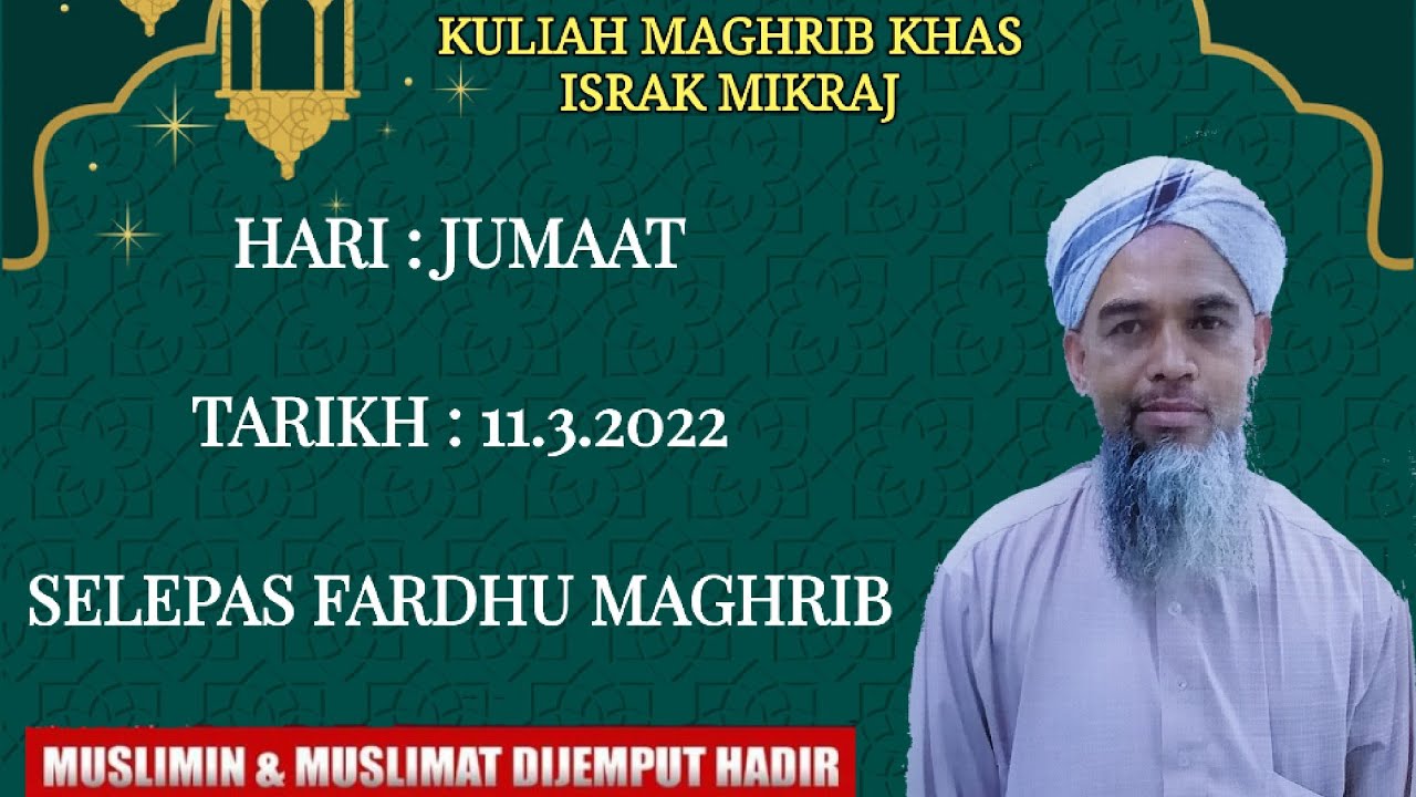 Ustaz Zamri Che Teh - Peristiwa Israk Dan Mikraj