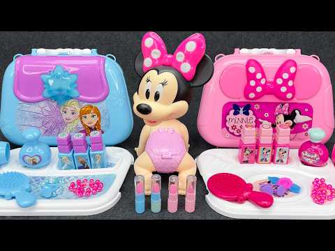 30 Menit Memuaskan Membuka Kotak Mainan Rias Frozen Elsa dan Minnie Mouse, Koleksi Mainan Disney