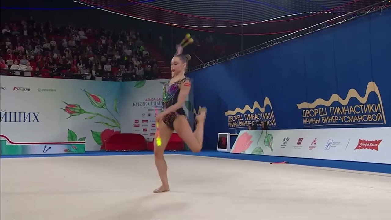 🥈Vladislava Sharonova club final International RG Competition Top Gymnasts Cup Stage 1 2025 28.50