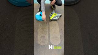 Avoid Swirly Marks ! by using a pressure washer surface cleaner with wheels for a consistent clean