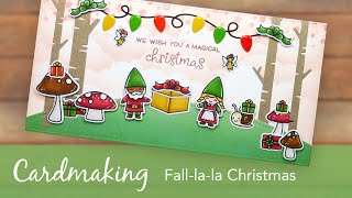 Kaartjes maken - Herfstige kerst