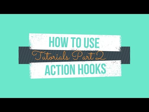 How to use wordpress action hooks - Part 2 Tutorial - Wordpress MVC