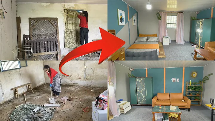 The girl renovate the old dilapidated house into a beautiful house  part 2 - DayDayNews